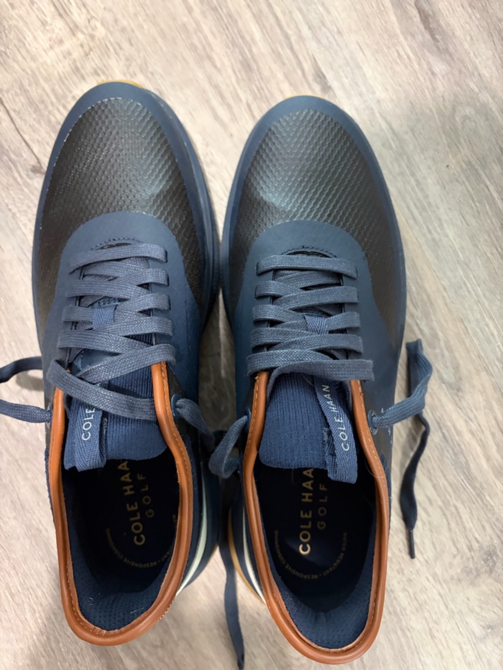 Cole Haan Men's Grand Pri All Day Navy Golf Shoes. NWOT - Picture 5 of 7